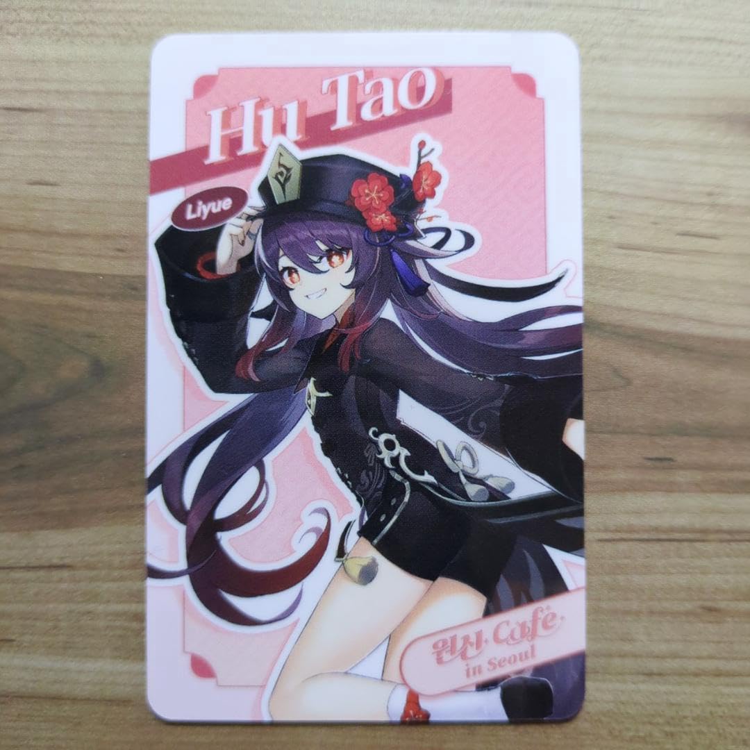 Amazon.co.jp: 原神 韓国 カフェ cafe ランダムフォトカード